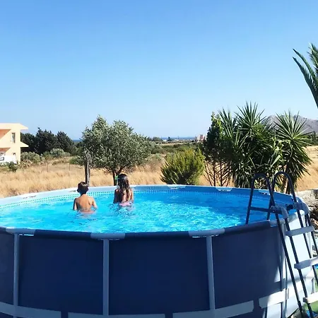 Modern Hilltop Family House W Amazing View Vilă Afantou